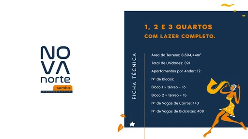Ficha tecnica empreendimento nova norte samba