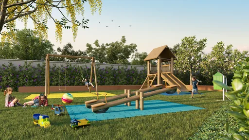 Playground infantil render amenidade