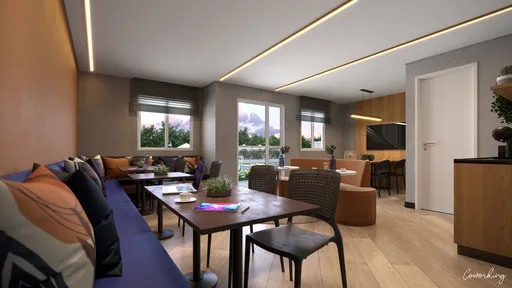 Render espaco coworking amenidade
