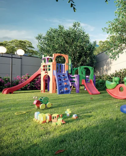 Playground area render empreendimento