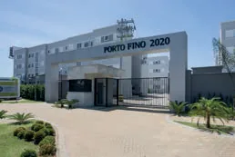 Render fachada entrada noturna porto fino 2020