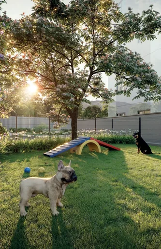 Render pet place area lazer condominio