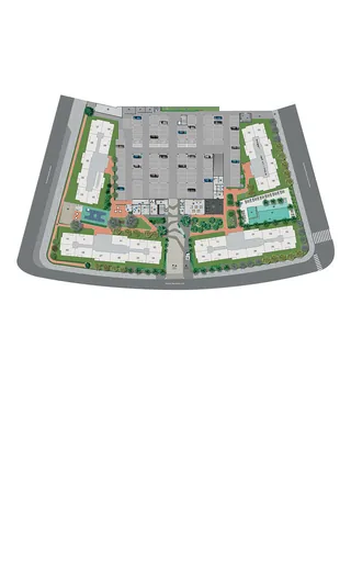 Implantacao empreendimento visao superior