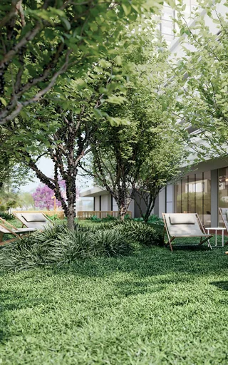 Render area lazer jardim noturno