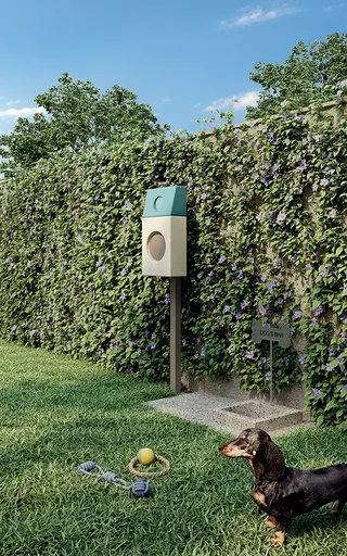 Render area pet dog bar amenidade