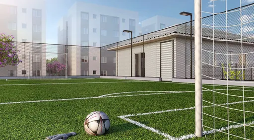 Quadra futebol society area lazer condominio