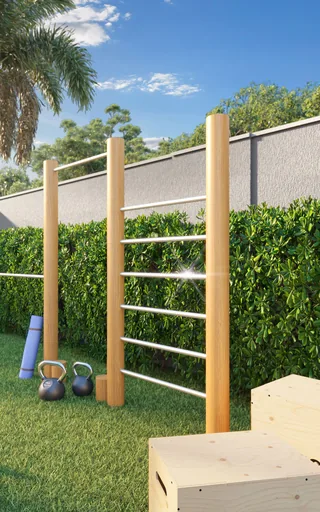 Area fitness externa academia ar livre