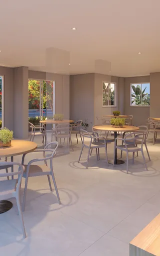 Salao convivencia render interno