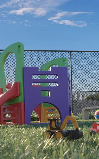 Render playground area infantil condominio