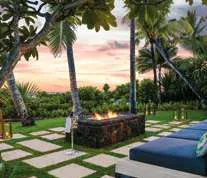 Area externa lareira jardim empreendimento