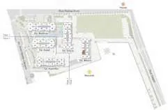 Implantacao condominio blocos areas