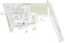 Implantacao edificios loteamento