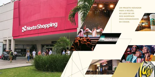 Norteshopping fachada comercios lazer entorno