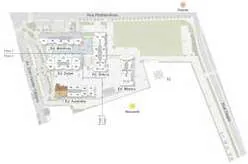 Planta implantacao condominio blocos