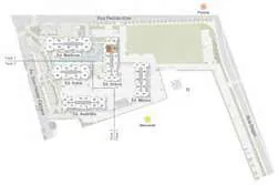 Planta implantacao condominio blocos 3