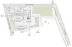 Planta implantacao condominio blocos 4