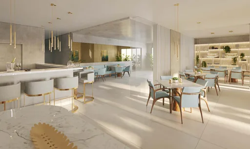 Salao festas bar lounge render