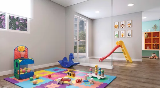 Brinquedoteca render area infantil