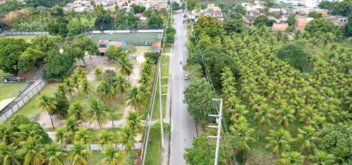 Vista aerea entorno bairro