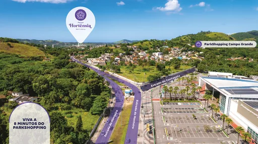 Mapa aereo localizacao parkshopping campo grande