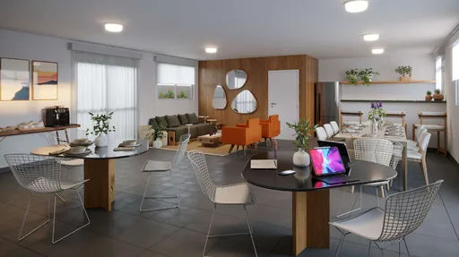 Salao coworking area comum render