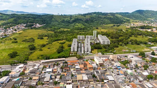 Vista aerea empreendimento contexto bairro