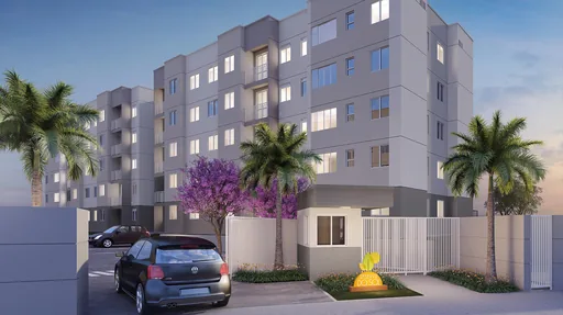 Fachada render empreendimento reserva do sol