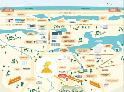Mapa localizacao reserva do sol barra