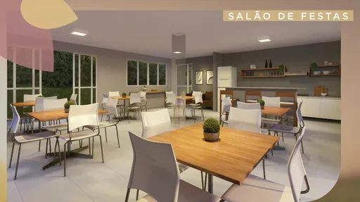 Salao de festas render amenidade
