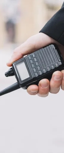 Seguranca radio comunicacao portaria