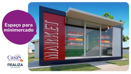 Espaco minimercado amenidade render