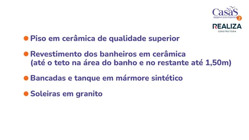Especificacoes acabamentos unidade