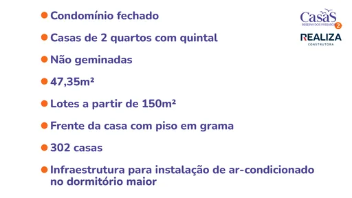 Lista caracteristicas empreendimento