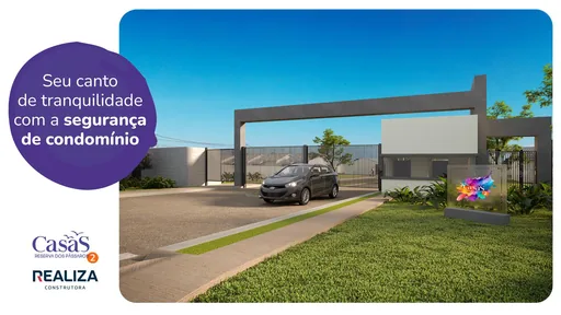 Render portaria entrada condominio fechado