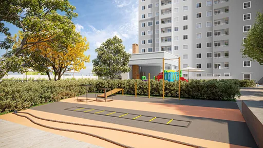 Area fitness playground externo condominio