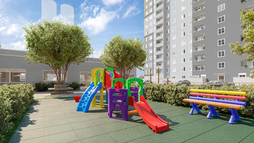 Playground infantil condominio render