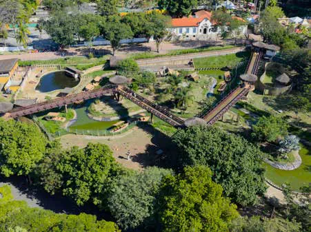 Parque zoologico area lazer regiao