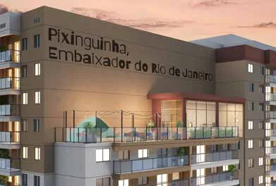 Render cobertura terraco fachada empreendimento