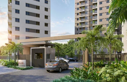 Render entrada portaria condominio