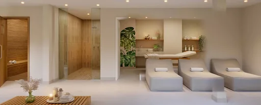 Spa sauna area render amenidade