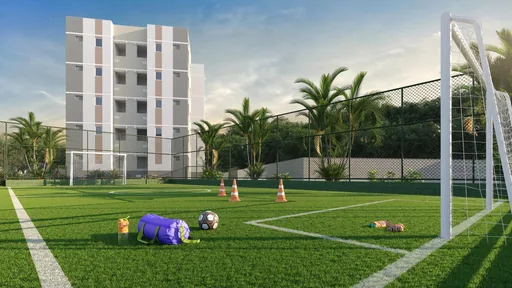 Quadra futebol society amenidade condominio