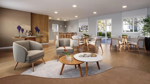 Salao festas area convivencia render