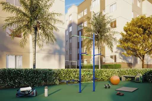 Academia ar livre area lazer condominio