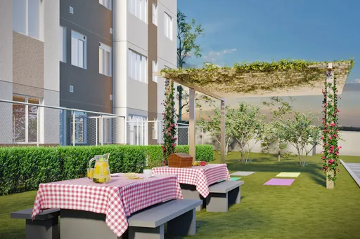 Area piquenique jardim condominio