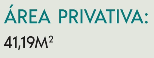 Area privativa metragem unidade 3