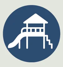 Icone playground area lazer