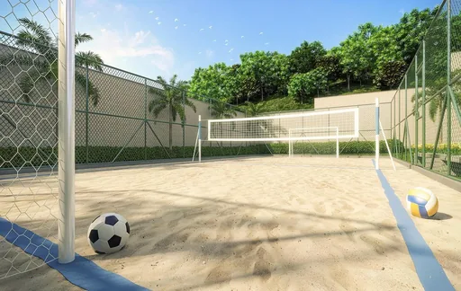 Quadra areia futevolei volei amenidade