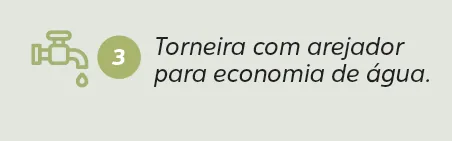 Torneira arejador economia agua sustentabilidade