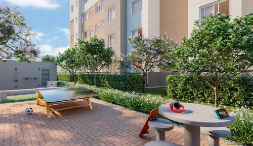 Area lazer ping pong jardim condominio