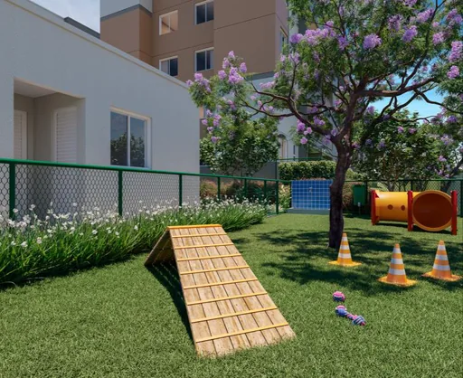Area pet playground amenidade condominio
